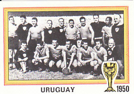 Uruguay 1950 samolepka Panini World Cup Story #10